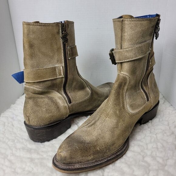 Mark Nason Skidway Dragon Rock Boots Mens Size 10.5 Brown Suede Shoes Rare.Boot main image 5